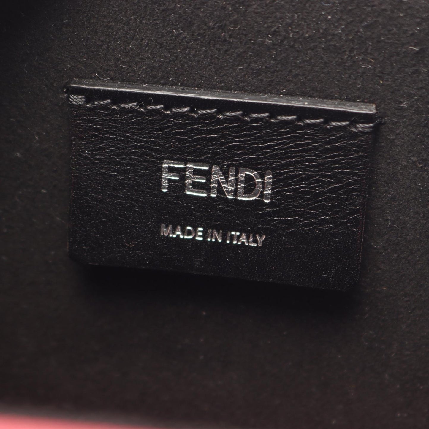 ボックス ショルダーバッグ レザー レッド フェンディ