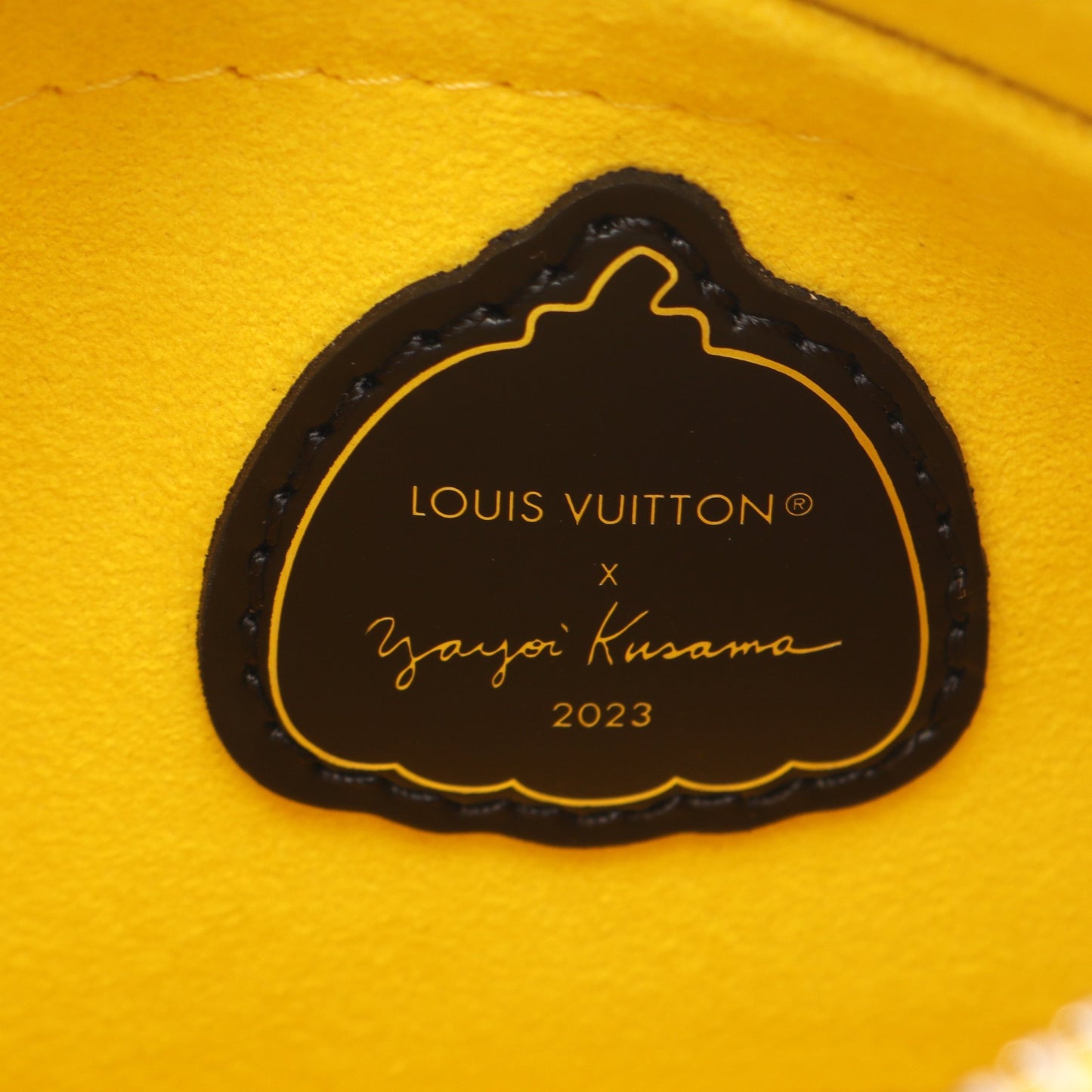 LOUIS VUITTON × 草間彌生 マレリーニ エピ ジョーヌ 2WAY ハンドバッグ レザー イエロー ブラック ルイヴィトン