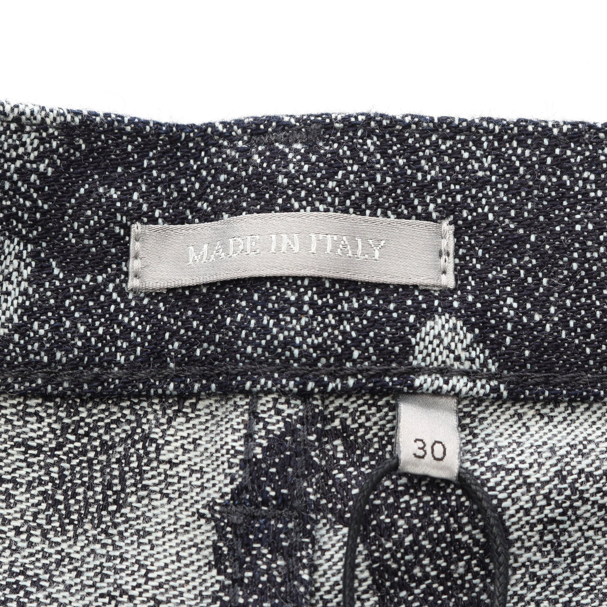 Christian Dior × PETER DOIG カモフラージュ デニムパンツ コットン インディゴブルー オフホワイト クリスチャンディオール