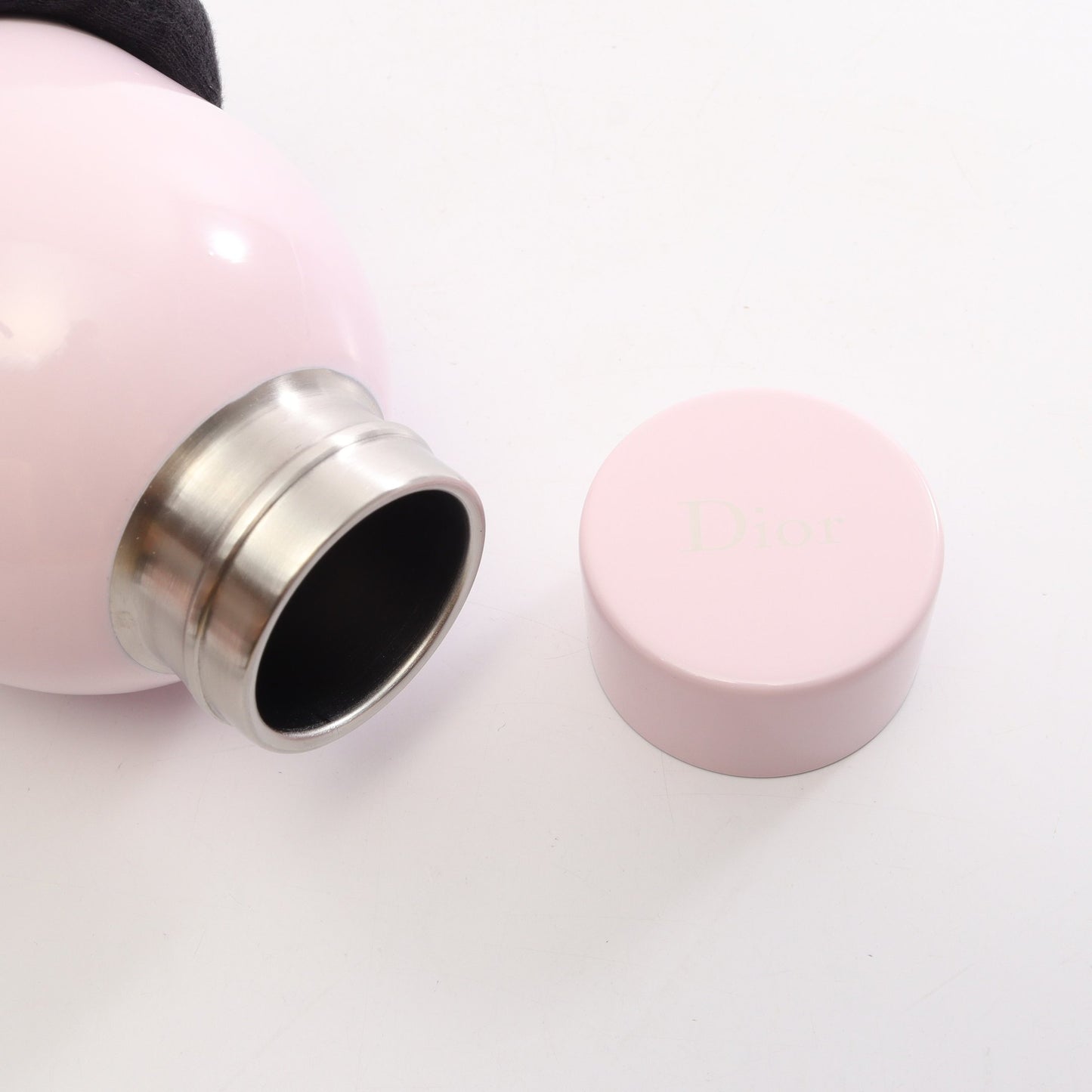 Dior Médaillon ウォーターボトル 水筒 小物 ステンレススチール ピンク クリスチャンディオール