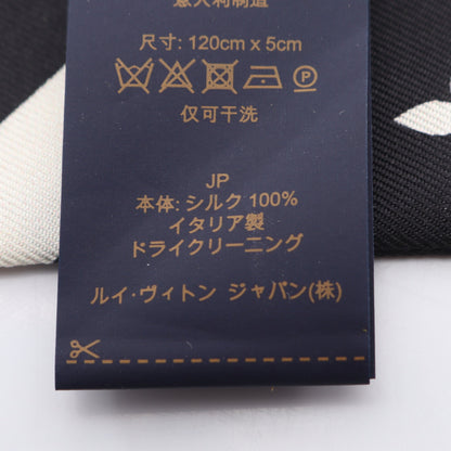 バンドーBB モノグラム シルエット ノワール スカーフ シルク ブラック ホワイト ルイヴィトン 財布・小物 LOUIS VUITTON