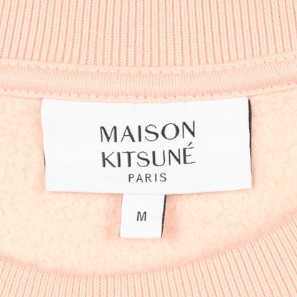 FOX HEAD PATCH 裏起毛 スウェットシャツ コットン ピンク メゾンキツネ トップス MAISON KITSUNE