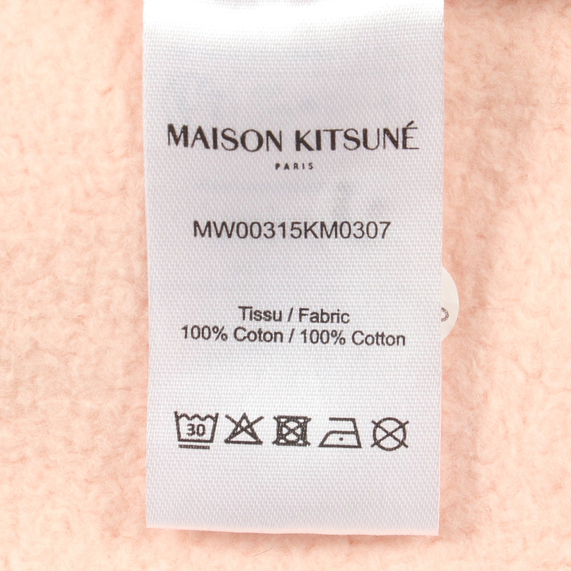FOX HEAD PATCH 裏起毛 スウェットシャツ コットン ピンク メゾンキツネ トップス MAISON KITSUNE