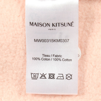 FOX HEAD PATCH 裏起毛 スウェットシャツ コットン ピンク メゾンキツネ トップス MAISON KITSUNE