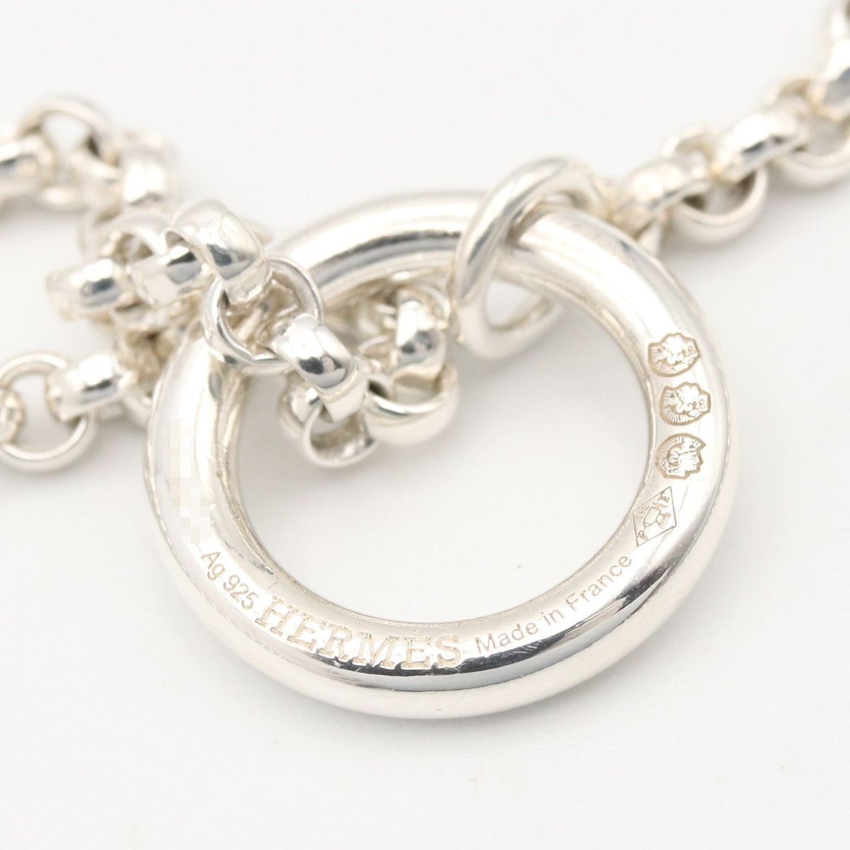 シェーヌダンクル アレアII ツイスト GM ネックレス ネックレス SV925 シルバー エルメス アクセサリー HERMES