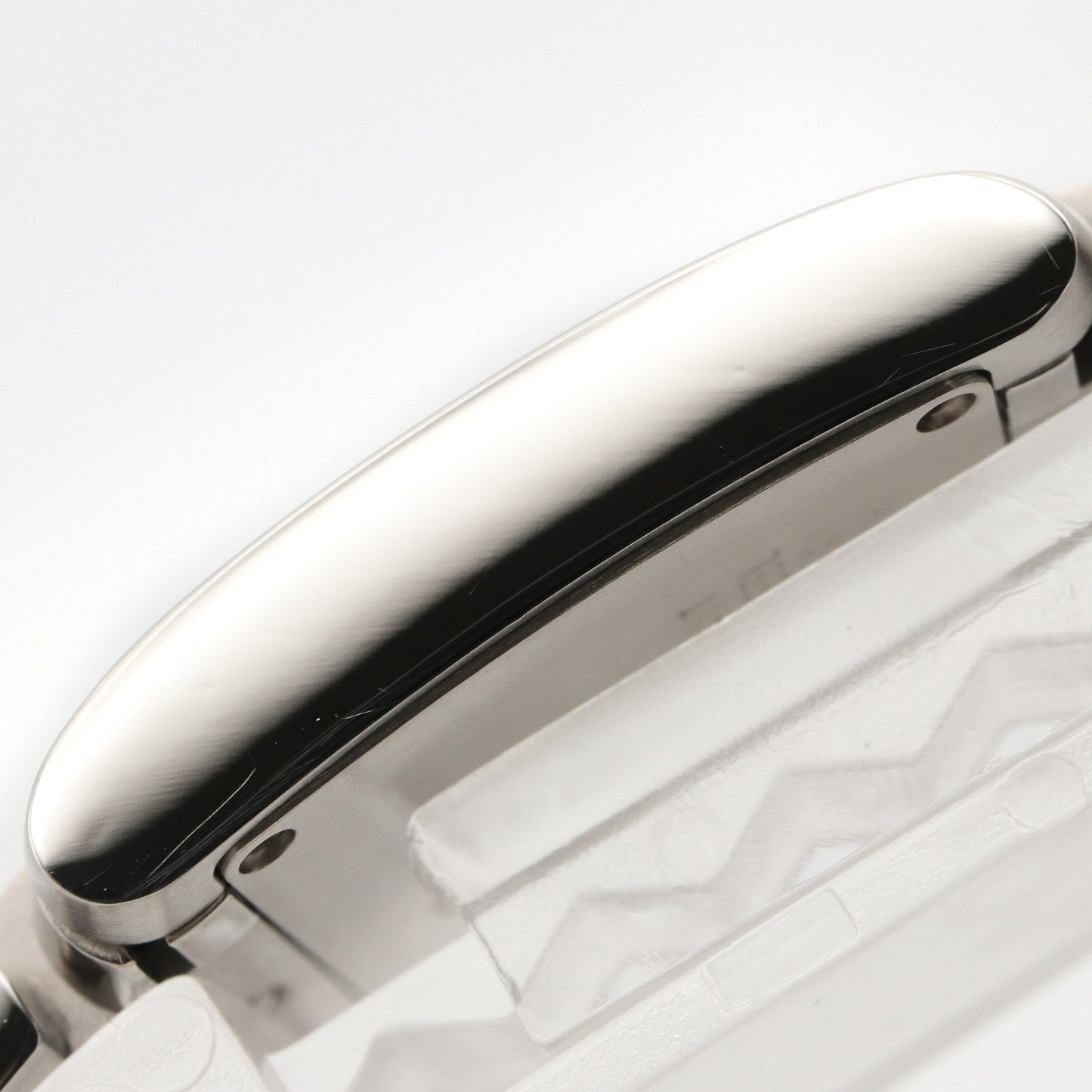 タンクフランセーズ SM レディース 腕時計 クオーツ ステンレススチール ピンク ピンクシェル カルティエ 時計 Cartier