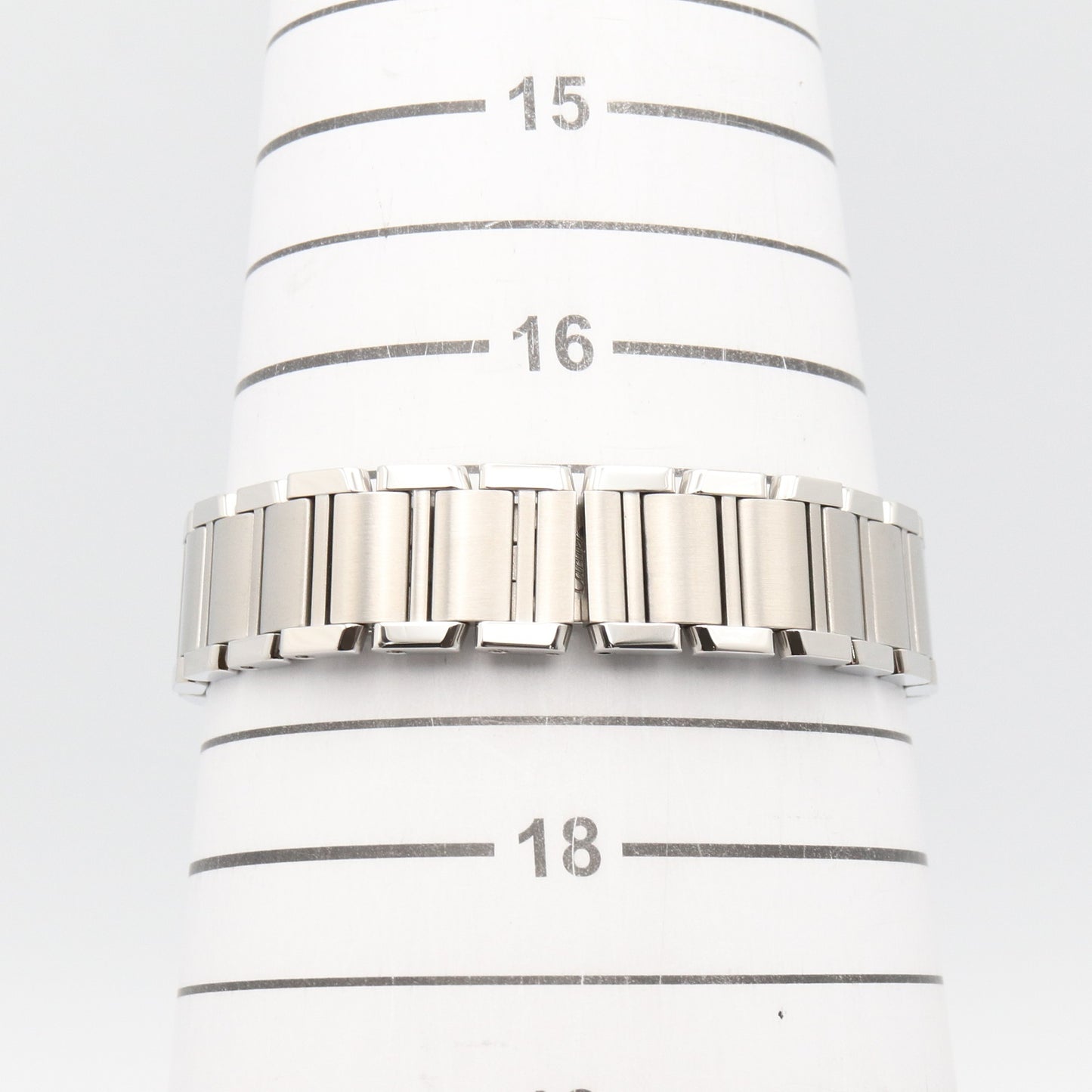 タンクフランセーズ SM レディース 腕時計 クオーツ ステンレススチール ピンク ピンクシェル カルティエ 時計 Cartier