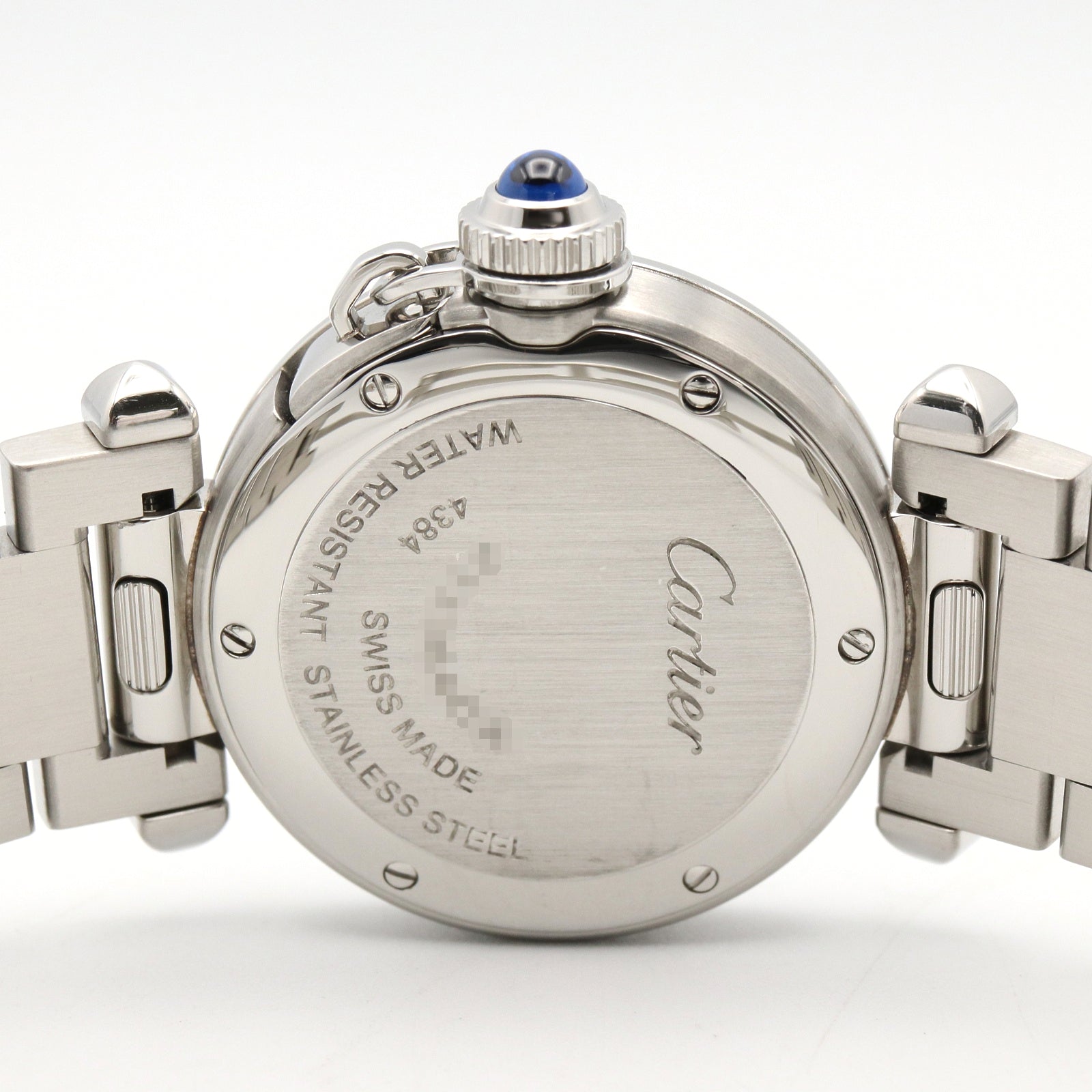 パシャ ドゥ カルティエ レディース 腕時計 クオーツ ステンレススチール シルバー カルティエ 時計 Cartier