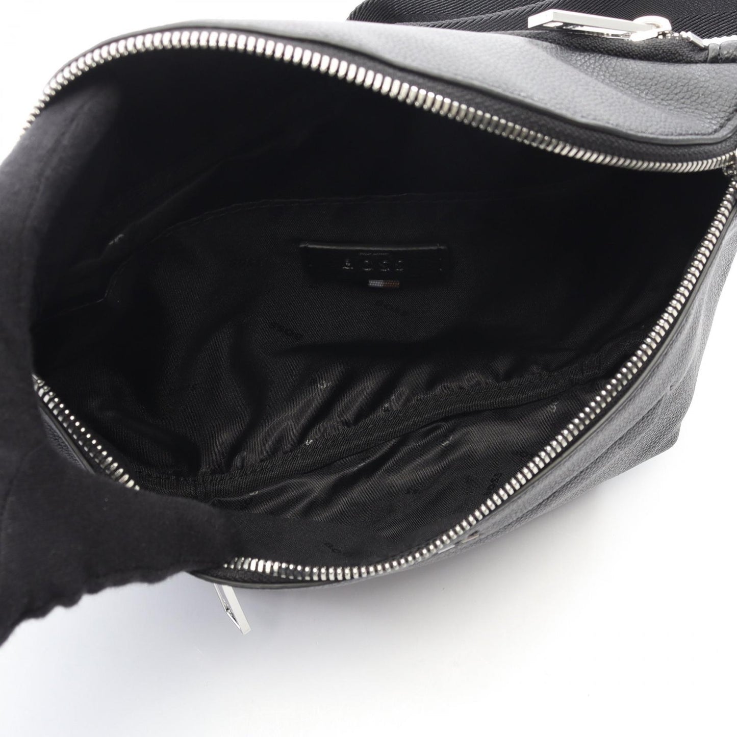 Ray Beltbag ボディバッグ その他 フェイクレザー ブラック ヒューゴボス バッグ HUGO BOSS