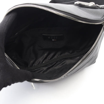 Ray Beltbag ボディバッグ その他 フェイクレザー ブラック ヒューゴボス バッグ HUGO BOSS