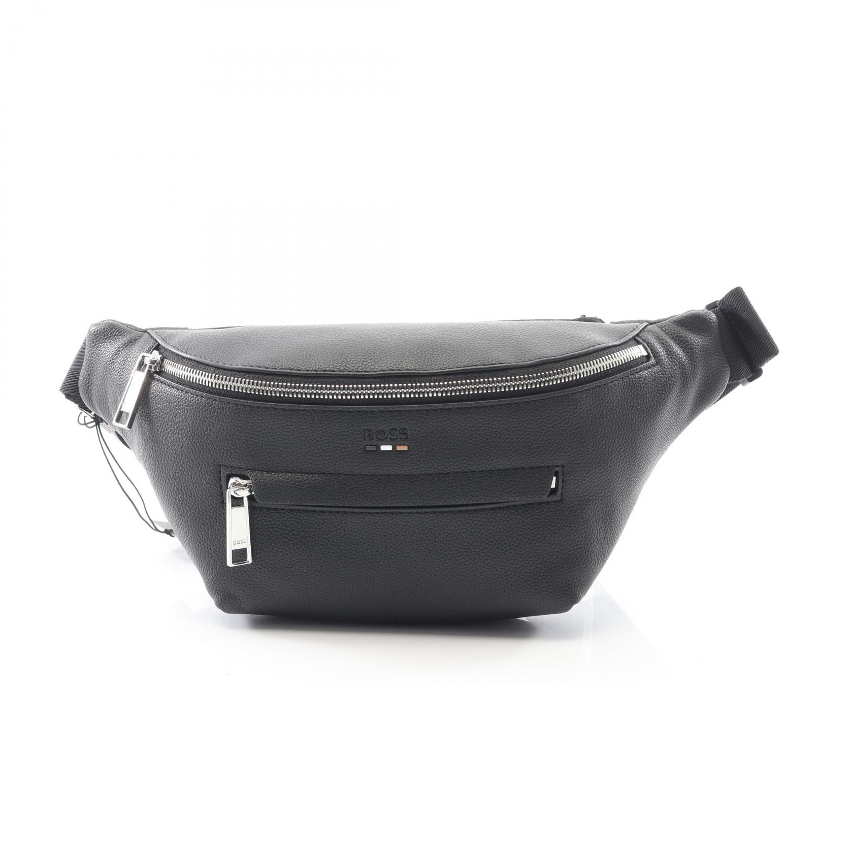 Ray Beltbag ボディバッグ その他 フェイクレザー ブラック ヒューゴボス バッグ HUGO BOSS