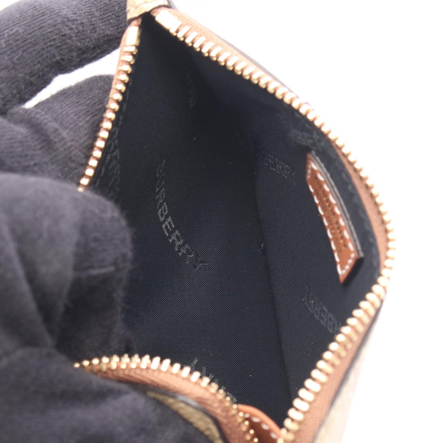 カードケース コインケース レザー PVC ベージュ ブラウン マルチカラー バーバリー 財布・小物 BURBERRY