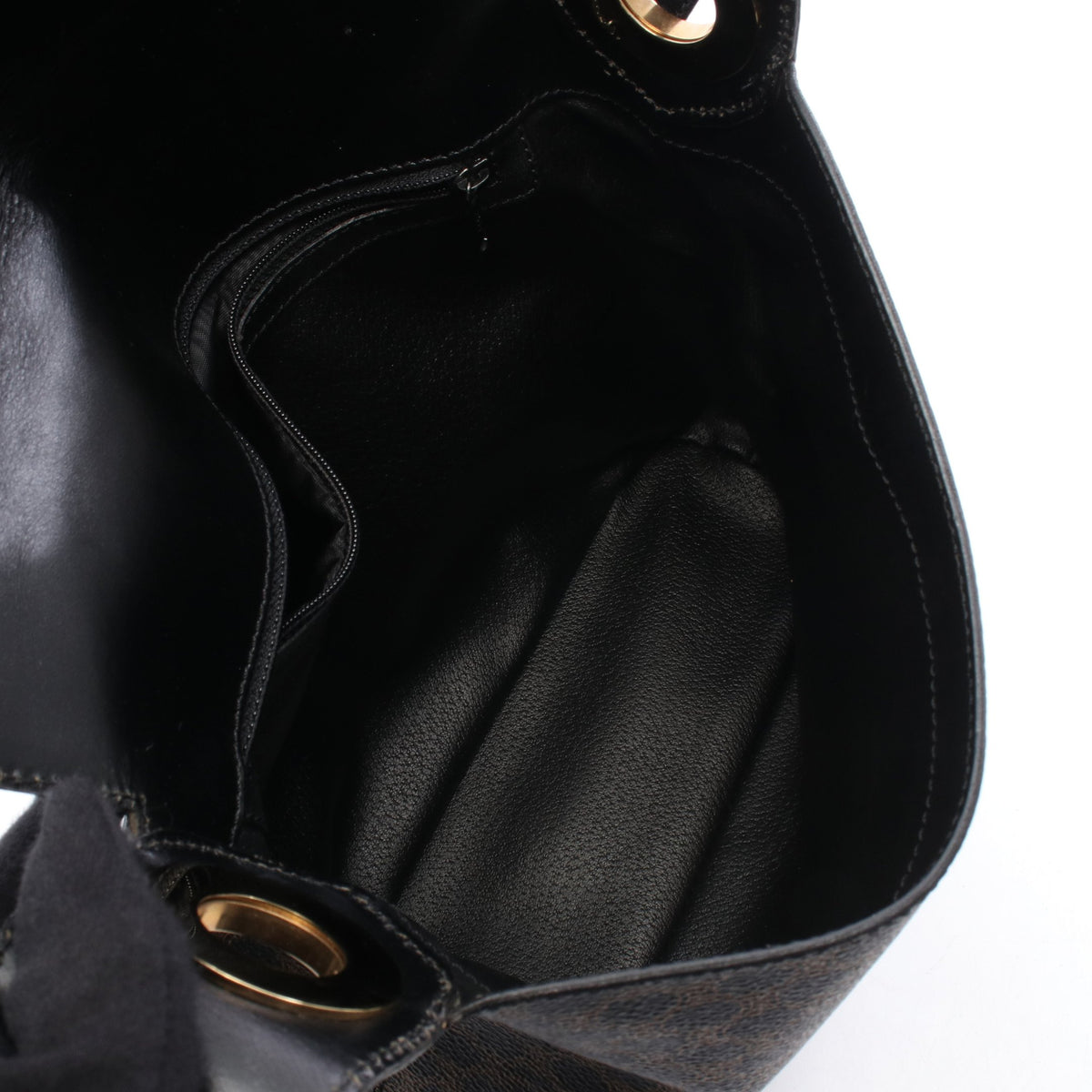 マカダム ワンショルダーバッグ PVC レザー ブラック ブラウン セリーヌ バッグ CELINE