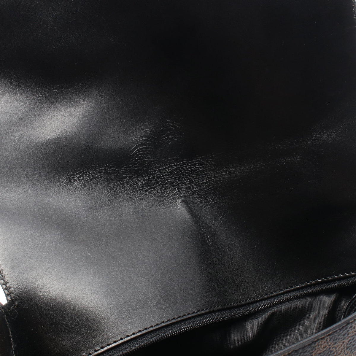 マカダム ワンショルダーバッグ PVC レザー ブラック ブラウン セリーヌ バッグ CELINE