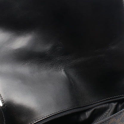 マカダム ワンショルダーバッグ PVC レザー ブラック ブラウン セリーヌ バッグ CELINE