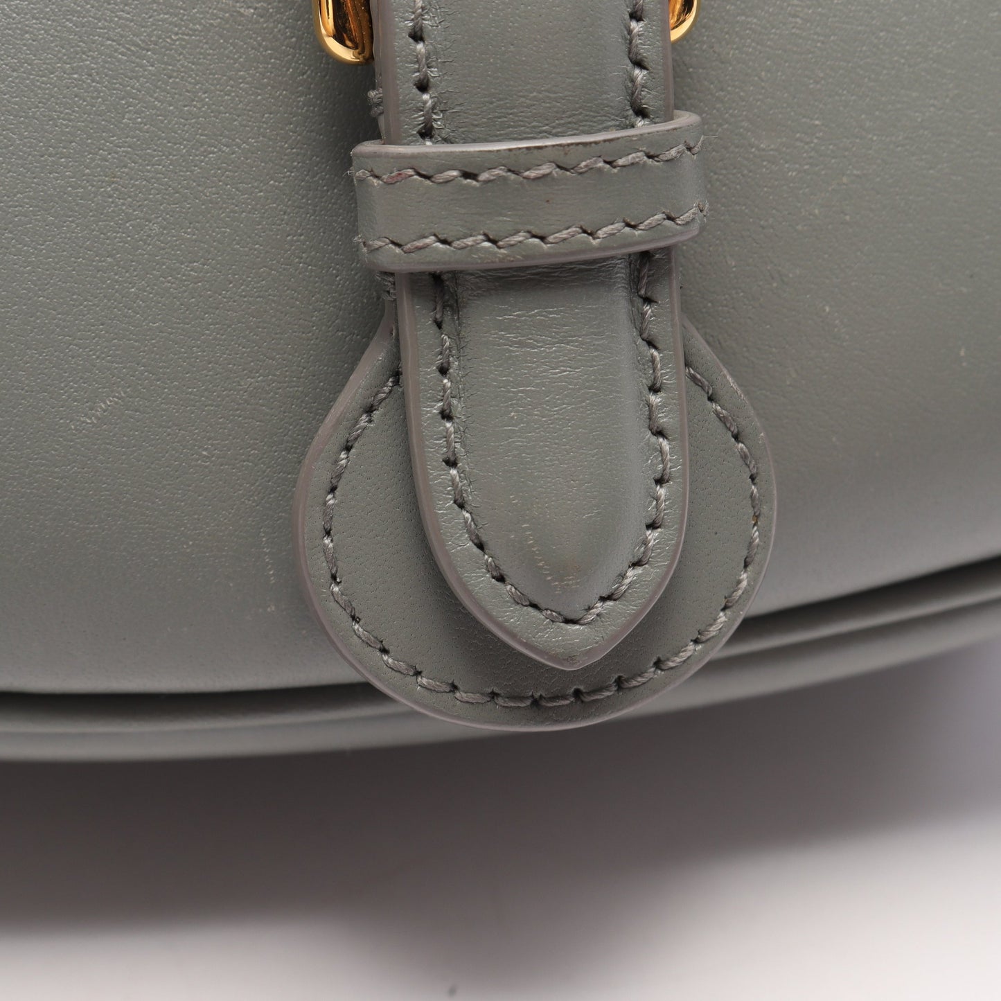 DIOR BOBBY バッグ ミディアム ショルダーバッグ レザー グレーグリーン クリスチャンディオール