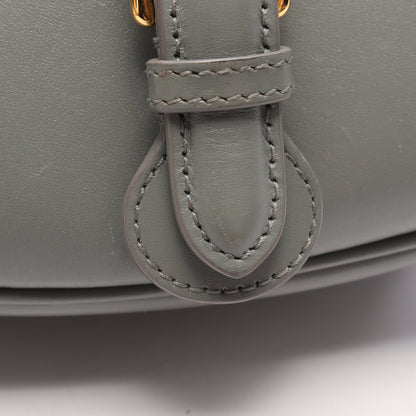 DIOR BOBBY バッグ ミディアム ショルダーバッグ レザー グレーグリーン クリスチャンディオール