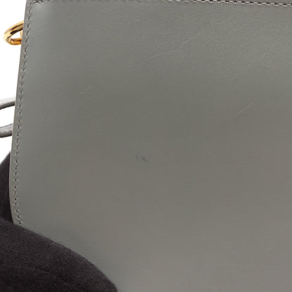 DIOR BOBBY バッグ ミディアム ショルダーバッグ レザー グレーグリーン クリスチャンディオール