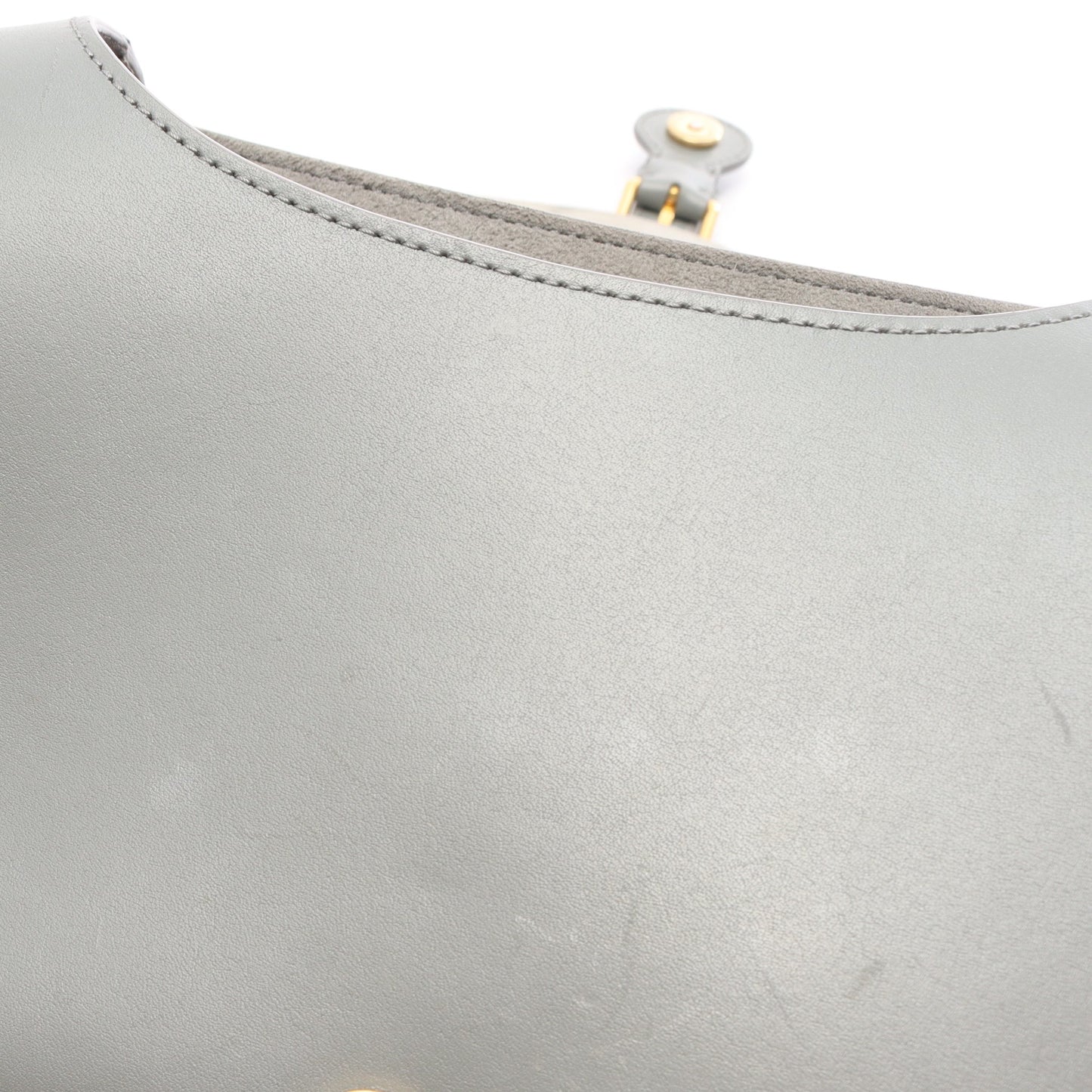 DIOR BOBBY バッグ ミディアム ショルダーバッグ レザー グレーグリーン クリスチャンディオール