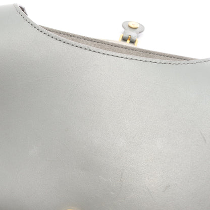 DIOR BOBBY バッグ ミディアム ショルダーバッグ レザー グレーグリーン クリスチャンディオール