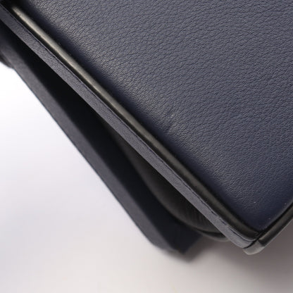 POSTAL SMALL ポスタル スモール シティ パリ 2WAY ハンドバッグ レザー ネイビー マルチカラー ロエベ
