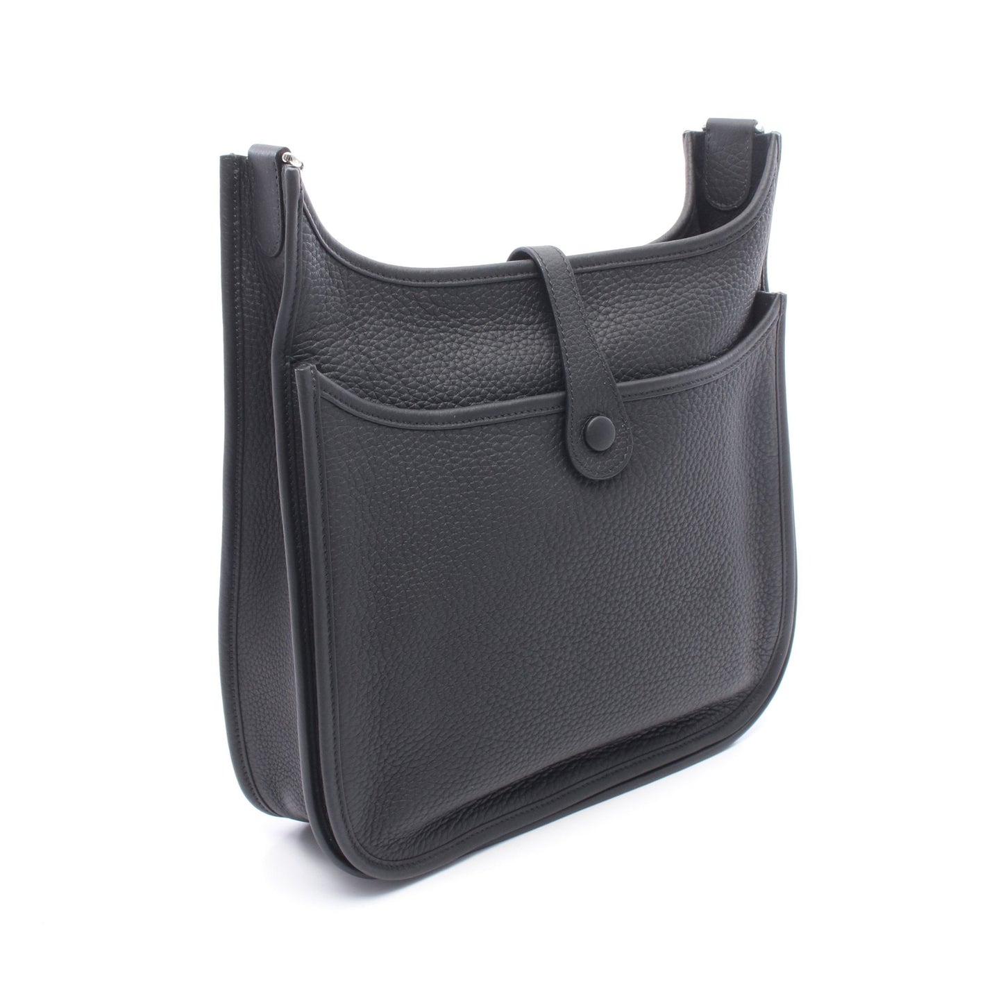 エヴリン 3 トロワ PM ショルダーバッグ トリヨンクレマンス ブラック シルバー金具 K刻印 エルメス