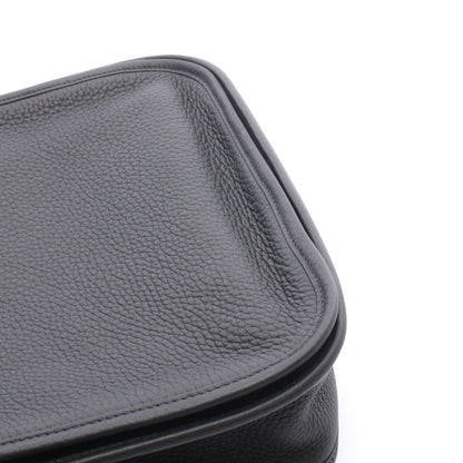 エヴリン 3 トロワ PM ショルダーバッグ トリヨンクレマンス ブラック シルバー金具 K刻印 エルメス