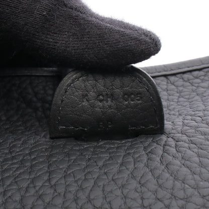 エヴリン 3 トロワ PM ショルダーバッグ トリヨンクレマンス ブラック シルバー金具 K刻印 エルメス