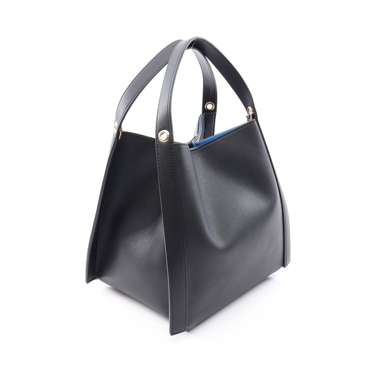 スモール キューボ 2WAY ハンドバッグ レザー ブラック セリーヌ バッグ CELINE