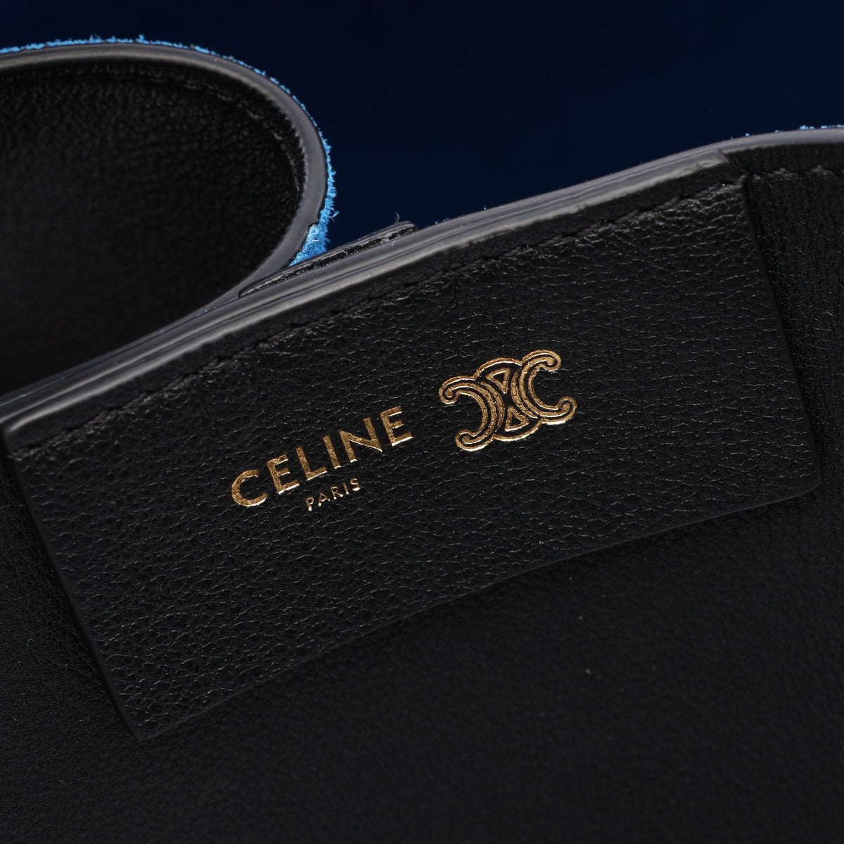 スモール キューボ 2WAY ハンドバッグ レザー ブラック セリーヌ バッグ CELINE