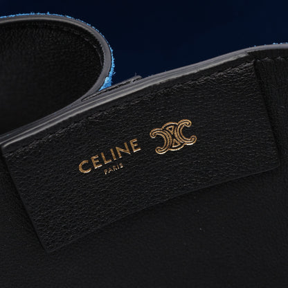 スモール キューボ 2WAY ハンドバッグ レザー ブラック セリーヌ バッグ CELINE