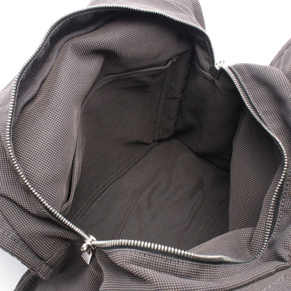 エールライン アドMM バックパック リュックサック キャンバス グレー シルバー金具 エルメス