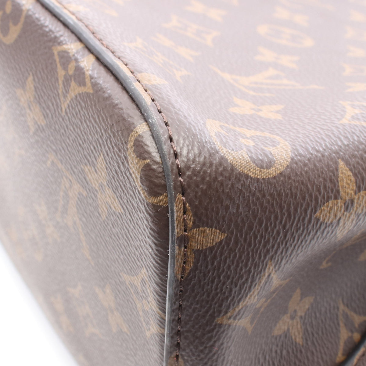 ネオノエ モノグラム コクリコ ショルダーバッグ PVC レザー ブラウン レッド ルイヴィトン バッグ LOUIS VUITTON