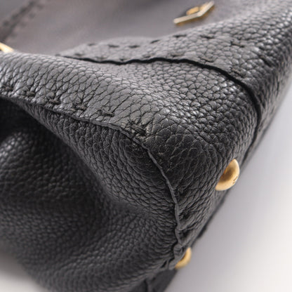 リンダバッグ セレリア ハンドバッグ レザー ブラック フェンディ バッグ FENDI