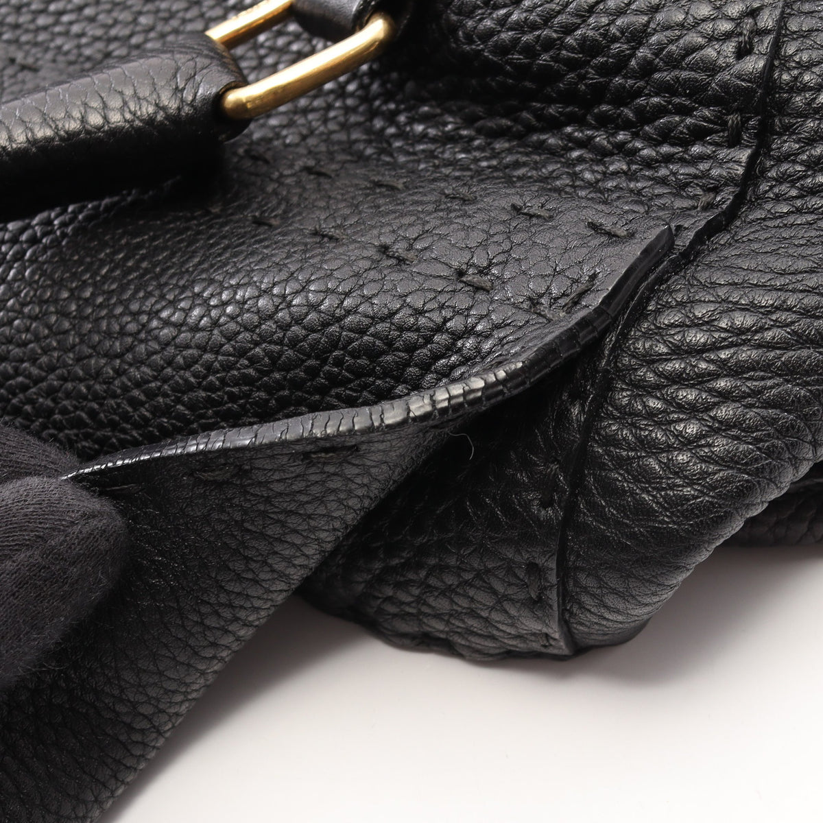 リンダバッグ セレリア ハンドバッグ レザー ブラック フェンディ バッグ FENDI
