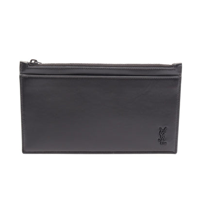 TINY MONOGRAM BILL ポーチ レザー ブラック サンローランパリ