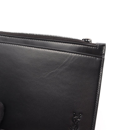 TINY MONOGRAM BILL ポーチ レザー ブラック サンローランパリ