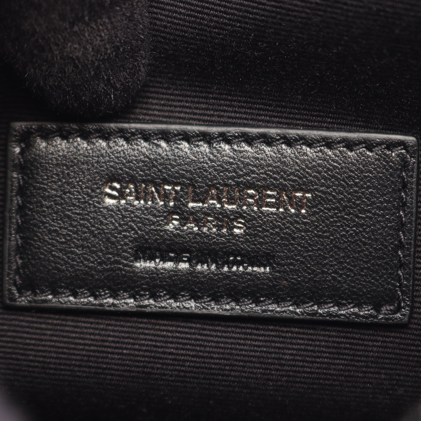 TINY MONOGRAM BILL ポーチ レザー ブラック サンローランパリ