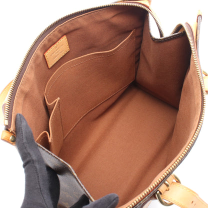 ポパンクール オ モノグラム ショルダーバッグ トートバッグ PVC レザー ブラウン ルイヴィトン