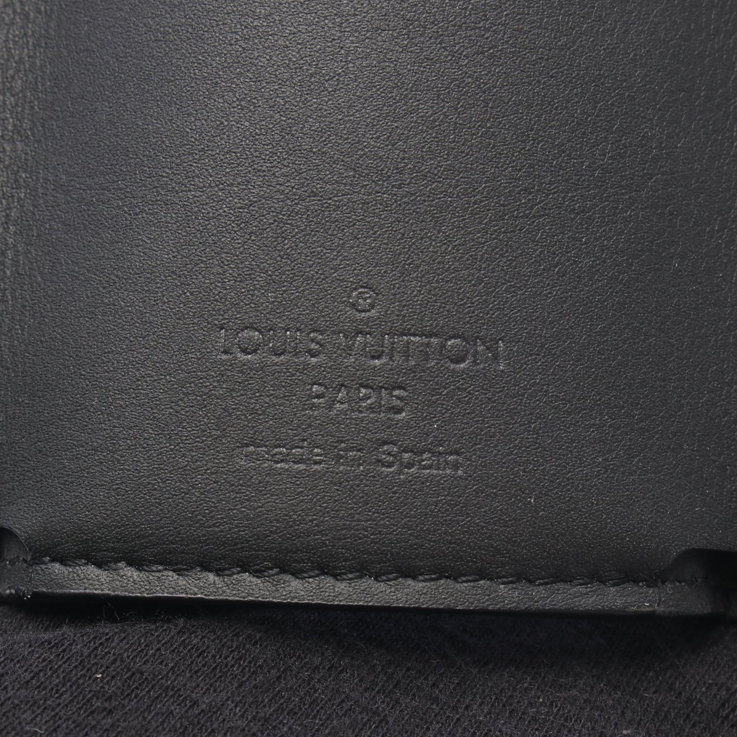 ディスカバリー コンパクト ウォレット モノグラムシャドウ 三つ折り財布 レザー ブラック ルイヴィトン
