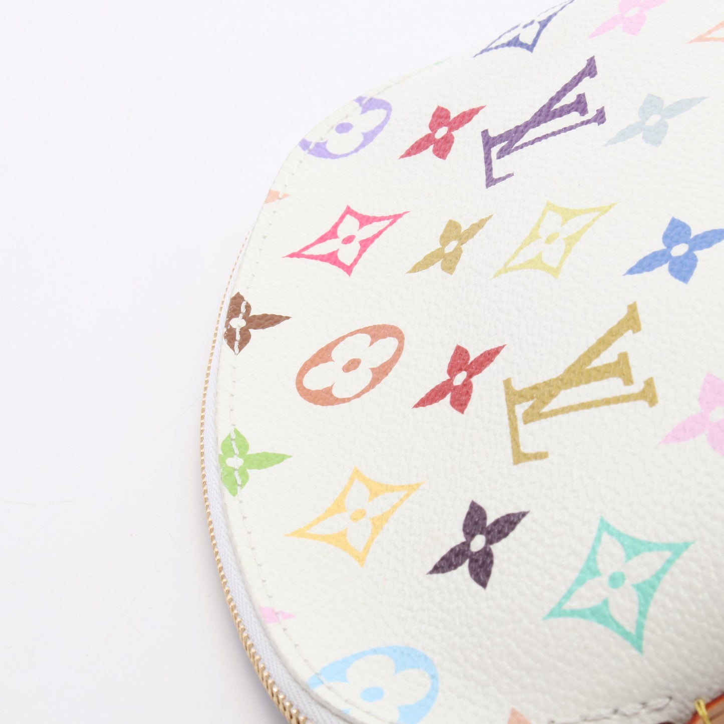 LV × TM ポシェット コスメティック モノグラムマルチカラー コスメポーチ PVC レザー ホワイト ルイヴィトン