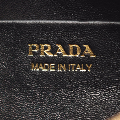 SOFT CALF アーケ ハンドバッグ レザー ホワイト プラダ バッグ PRADA