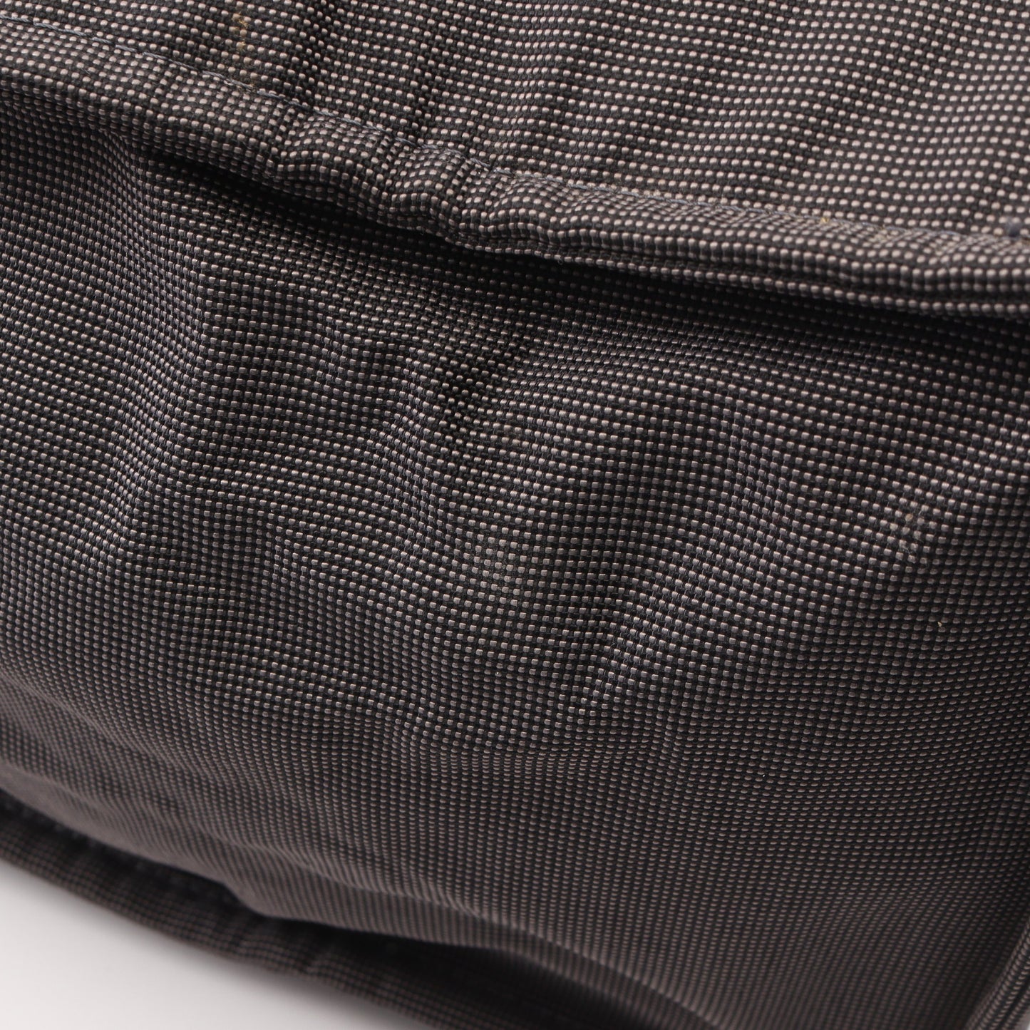 エールラインTGM ショルダーバッグ トートバッグ ナイロンキャンバス ダークグレー シルバー金具 エルメス