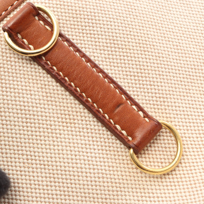 トリム31 ショルダーバッグ トワルアッシュ レザー ベージュ ブラウン ゴールド金具 □B刻印 エルメス