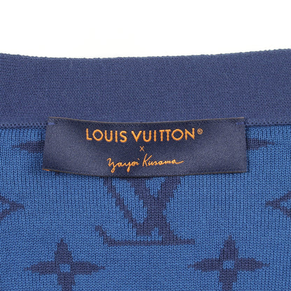 LOUIS VUITTON × 草間彌生 カーディガン コットン ブルー マルチカラー ルイヴィトン