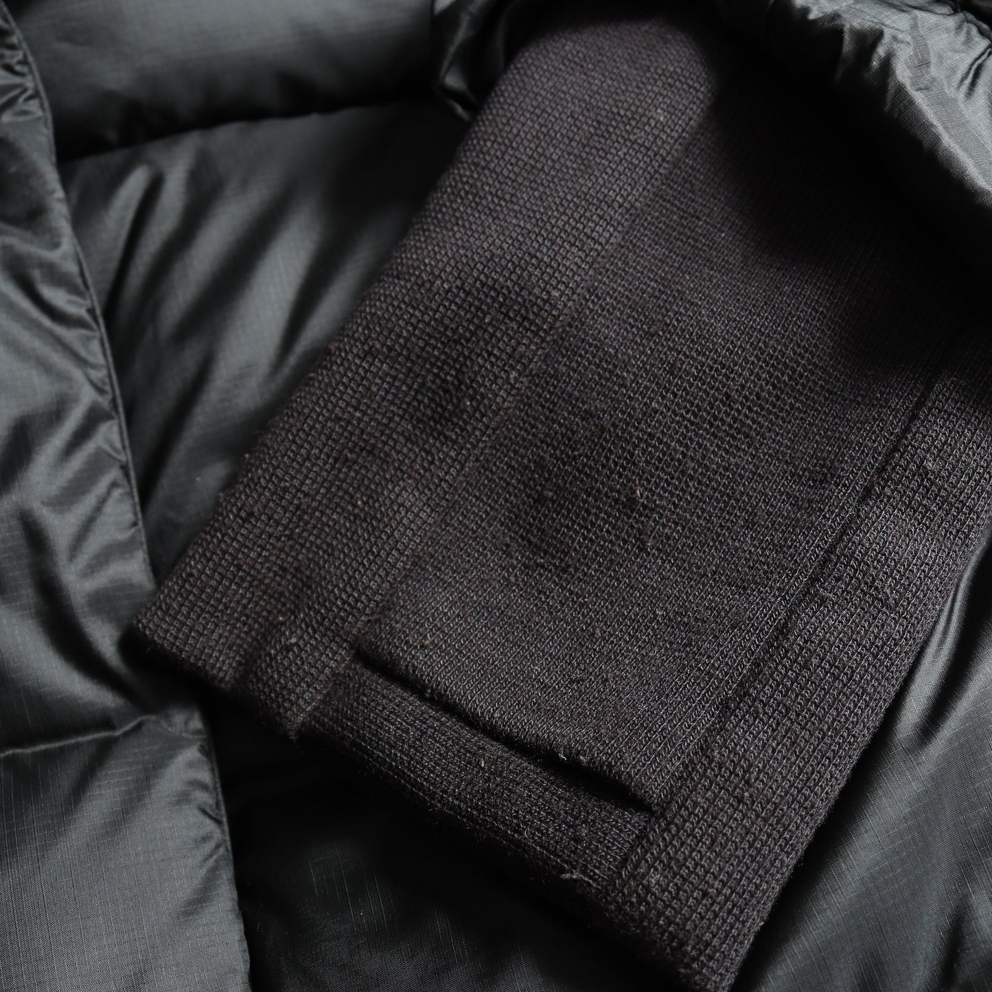 CANADA GOOSE × Ron Herman BLACK LABEL ダウンジャケット ナイロン ブラック カナダグース