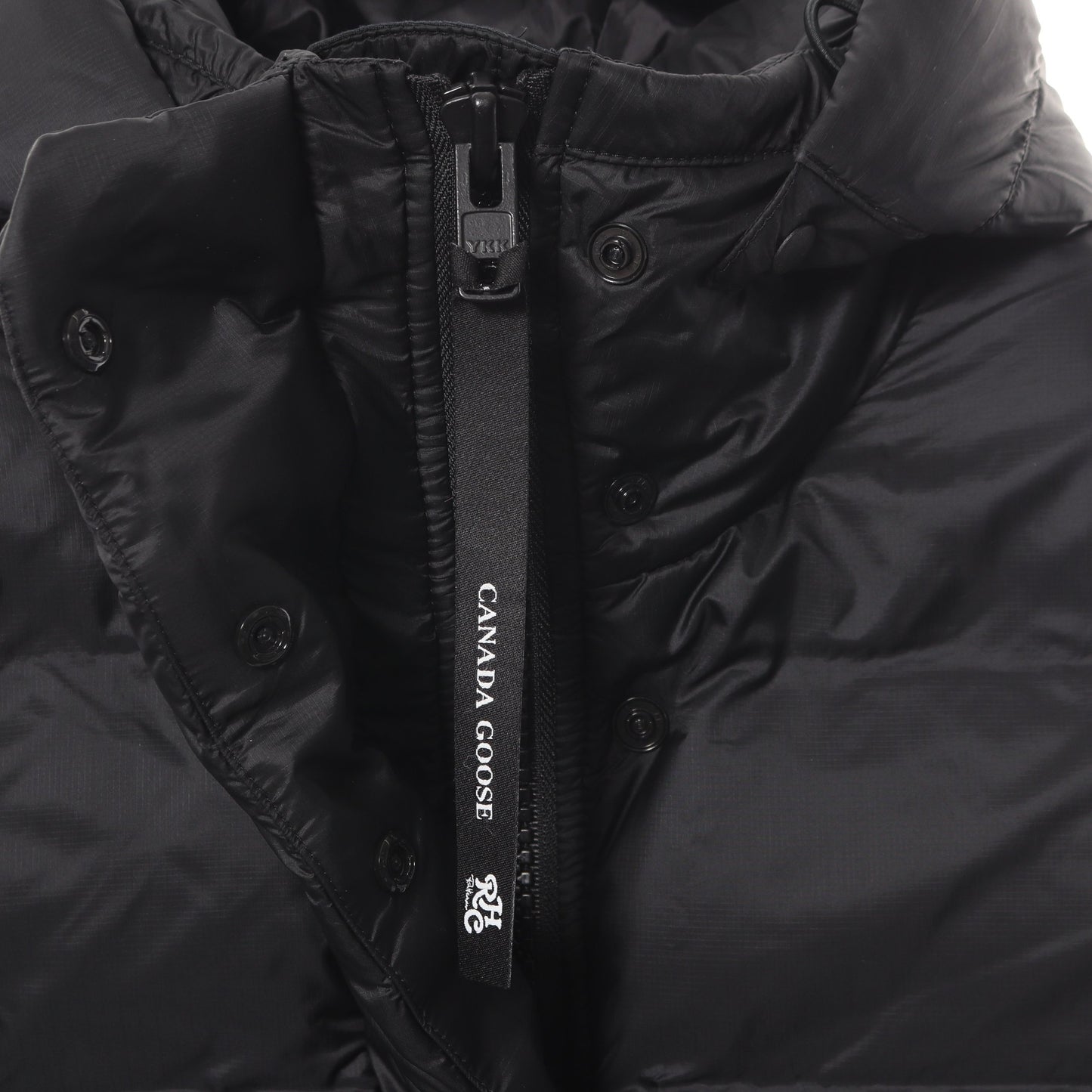 CANADA GOOSE × Ron Herman BLACK LABEL ダウンジャケット ナイロン ブラック カナダグース