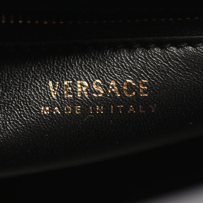 Versace × FENDI FENDACE ラ メドゥーサ トップハンドル 2WAY ハンドバッグ レザー ブラウン ヴェルサーチ