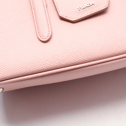 SAFFIANO CUIR 2WAY ハンドバッグ レザー ライトピンク プラダ