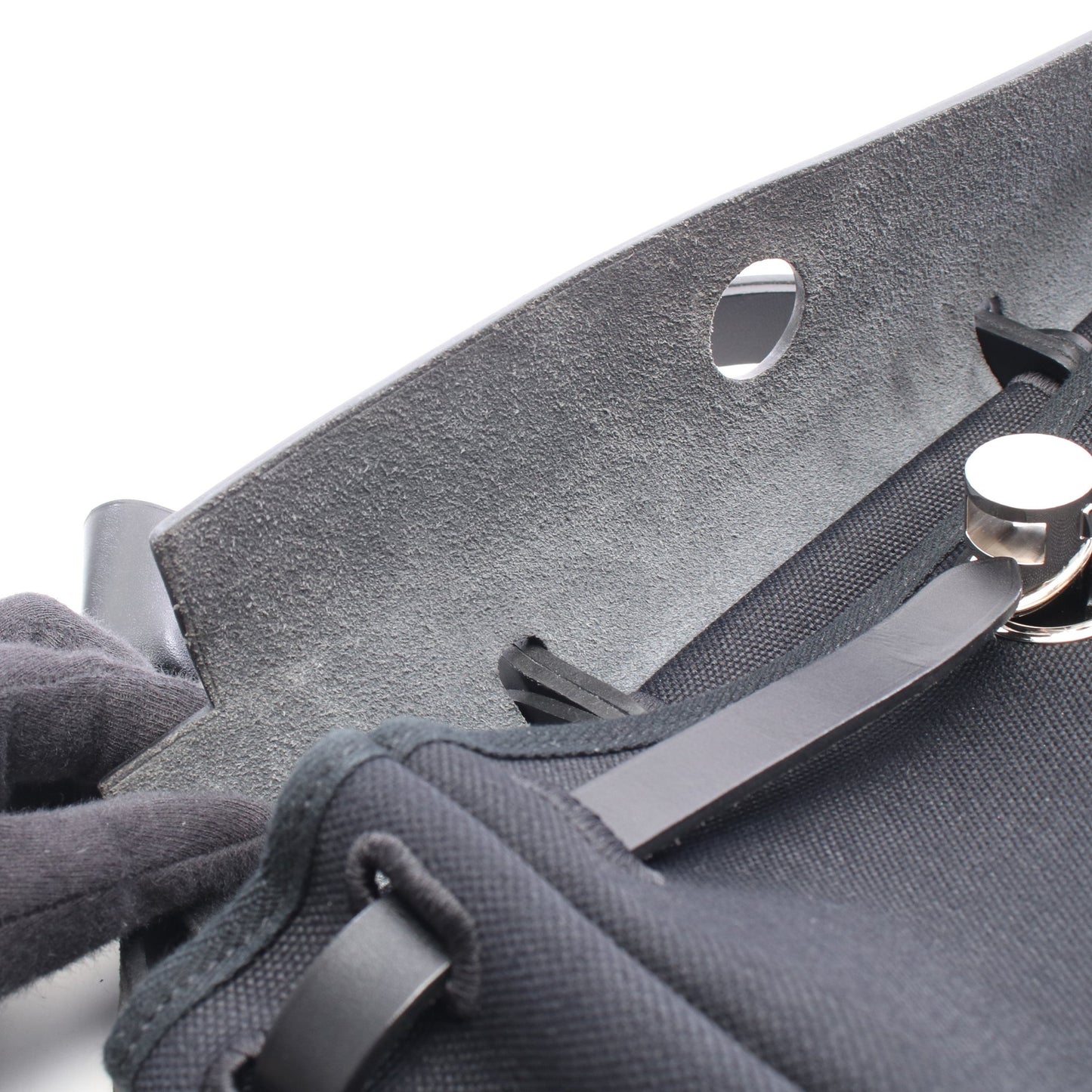 エールバッグジップPM ルトゥルネ 2WAY ハンドバッグ トワルミリタリー ヴァッシュハンター ブラック シルバー金具 B刻印 エルメス